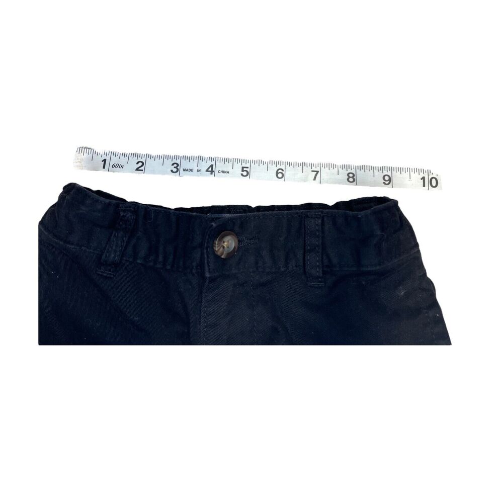 The Children’s Place Pants Boys 5 Black Denim Mid-Rise Classic Fit Straight Leg - Picture 5 of 6